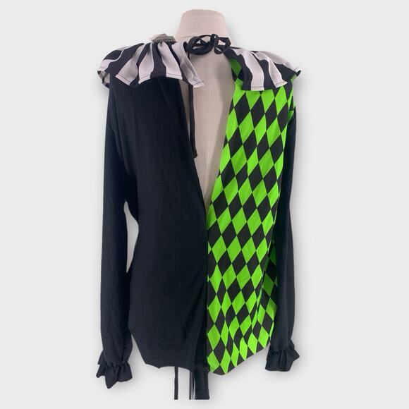 Psycho Sideshow Shackles The Clown Evil Mask Adult M Costume California Costumes - Picture 7 of 12